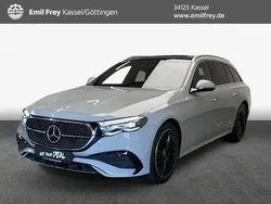 Manufaktur alpingrau uni Gebraucht 2025 Mercedes E220 AMG Line Premium Kombi | 74.800 € (Teuer)