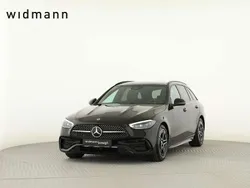 Metalliclack obsidianschwarz Gebraucht 2025 Mercedes C220 AMG Kombi | 51.750 €