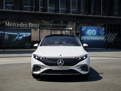 Manufaktur diamantweiß bright Gebraucht 2023 Mercedes EQS450+ AMG Limousine | 59.400 € (Etwas zu teuer)