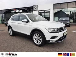 Pure white (weiß) Gebraucht 2017 VW Tiguan Highline SUV | 20.450 € (Guter Preis)