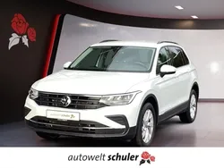 Pure white Gebraucht 2022 VW Tiguan Life SUV | 32.100 € (Superpreis)