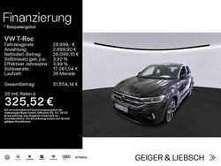 Schwarz Gebraucht 2022 VW T-Roc R-line SUV | 28.999 € (Fairer Preis)