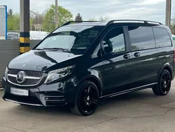 Graphitgrau metallic dunkel Gebraucht 2020 Mercedes V300 AMG line Van / Kleinbus | 49.999 € (Superpreis)