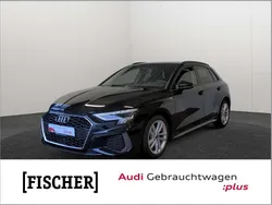 Mythosschwarz metallic Gebraucht 2024 Audi A3 Sportback S-Line Limousine | 32.987 € (Superpreis)