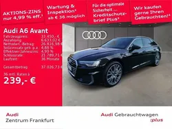 Mythosschwarz metallic Gebraucht 2022 Audi A6 Design Kombi | 33.450 € (Superpreis)