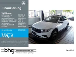 Pure white Gebraucht 2021 VW Tiguan Life SUV | 30.330 € (Fairer Preis)
