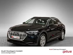 Mythosschwarz metallic Gebraucht 2021 Audi e-tron Sportback Ambiente SUV | 30.950 € (Superpreis)