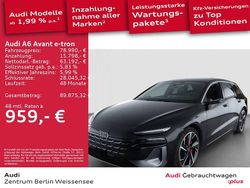 Mythosschwarz metallic Gebraucht 2025 Audi A6 e-tron S-Line Kombi | 78.990 € (Fairer Preis)