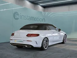 Weiß Gebraucht 2022 Mercedes C220 AMG Cabrio | 42.394 € (Fairer Preis)