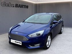 Indicblau metallic (metallic) Gebraucht 2018 Ford Focus Titanium Kombi | 14.990 € (Guter Preis)