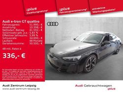 Mythosschwarz metallic Gebraucht 2021 Audi e-tron GT quattro Comfort Limousine | 53.450 € (Guter Preis)