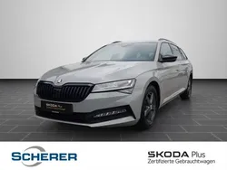 Stahlgrau Gebraucht 2020 Skoda Superb SportLine Kombi | 29.900 € (Etwas zu teuer)