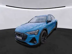 Blau Gebraucht 2021 Audi e-tron Sportback S-Line SUV | 35.780 € (Etwas zu teuer)