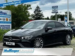 Kosmosschwarz Gebraucht 2019 Mercedes CLA220 AMG line Limousine | 30.390 € (Etwas zu teuer)