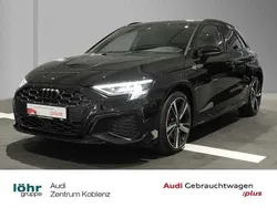 Schwarz Gebraucht 2023 Audi A3 Sportback e-tron S-Line Limousine | 38.980 €