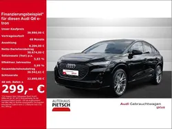 Schwarz Gebraucht 2022 Audi Q4 Sportback e-tron S-Line SUV | 38.880 € (Guter Preis)