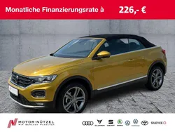 Gelb Gebraucht 2021 VW T-Roc Cabriolet Style Cabrio | 19.850 € (Guter Preis)