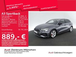 Daytonagrau perleffekt Gebraucht 2023 Audi A3 e-tron S-Line Kleinwagen | 35.969 €