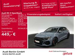 Kemoragrau metallic Gebraucht 2022 Audi RS3 Limousine | 54.400 € (Fairer Preis)