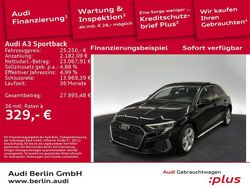 Mythosschwarz metallic Gebraucht 2022 Audi A3 Sportback e-tron S-Line Kleinwagen | 25.250 € (Superpreis)