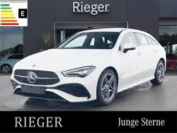 Weiß Gebraucht 2024 Mercedes CLA200 Shooting Brake AMG Kombi | 34.899 € (Etwas zu teuer)