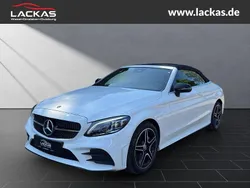 Weiss Gebraucht 2021 Mercedes C200 AMG line Cabrio | 37.450 € (Guter Preis)
