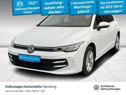 Pure white Gebraucht 2024 VW Golf VIII Life Limousine | 23.690 € (Guter Preis)
