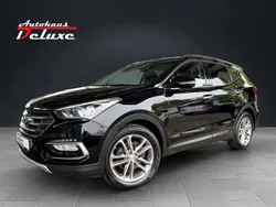 Schwarz metallic Gebraucht 2016 Hyundai Santa Fe Premium SUV | 20.900 € (Fairer Preis)