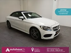 Weiß Gebraucht 2016 Mercedes C180 AMG line Cabrio | 25.970 € (Etwas zu teuer)