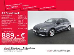 Daytonagrau perleffekt Gebraucht 2023 Audi A3 e-tron S-Line Kleinwagen | 35.481 €
