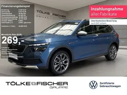 Blau Gebraucht 2022 Skoda Kamiq ScoutLine SUV | 20.983 € (Fairer Preis)