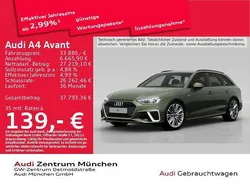 Distriktgrün metallic Gebraucht 2023 Audi A4 S-Line Kombi | 33.885 € (Guter Preis)