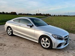 Silber Gebraucht 2020 Mercedes C200 AMG line Coupé | 29.999 € (Fairer Preis)