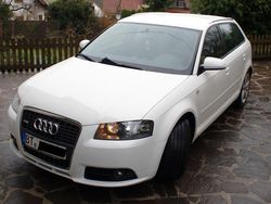 Weiß metallic Gebraucht 2008 Audi A3 Sportback S-Line Kleinwagen | 16.690 €