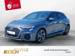 Grau Gebraucht 2022 Audi A3 Sportback S-Line Limousine | 32.890 € (Teuer)