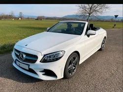 Weiß Gebraucht 2018 Mercedes C180 AMG line Cabrio | 32.900 € (Teuer)