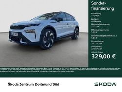 Moonweiß perleffekt / blackmag Gebraucht 2025 Skoda Elroq First Edition SUV | 46.722 € (Guter Preis)