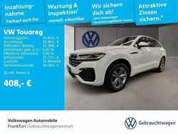 Pure white Gebraucht 2021 VW Touareg R-line SUV | 41.850 € (Superpreis)