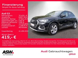 Mythosschwarz metallic Gebraucht 2024 Audi Q3 Advanced Plus SUV | 35.430 € (Fairer Preis)