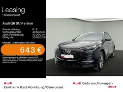 Mythosschwarz metallic Gebraucht 2024 Audi Q6 e-tron Performance SUV | 61.720 € (Superpreis)