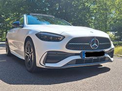 Weiß Gebraucht 2022 Mercedes C300e AMG line Kombi | 36.300 € (Fairer Preis)