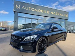 Schwarz Gebraucht 2018 Mercedes C180 AMG line Cabrio | 26.999 € (Fairer Preis)