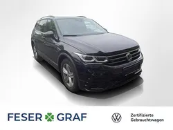Deep black perleffekt Gebraucht 2024 VW Tiguan Allspace R-line SUV | 45.440 € (Fairer Preis)