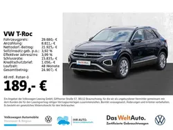 Deep black (metallic) Gebraucht 2022 VW T-Roc Style SUV | 29.680 € (Fairer Preis)