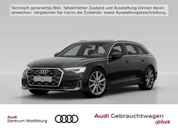 Mythosschwarz metallic Gebraucht 2024 Audi A6 S-Line Kombi | 59.690 €