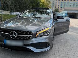 Grau Gebraucht 2018 Mercedes CLA200 AMG line Coupé | 21.000 € (Fairer Preis)