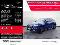 Ultrablau metallic Gebraucht 2022 Audi Q5 Sportback S-Line SUV | 43.930 € (Guter Preis)