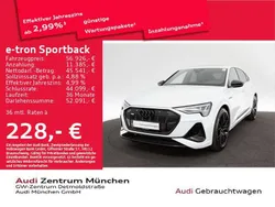 Gletscherweiß metallic Gebraucht 2023 Audi e-tron S-Line SUV | 56.926 €