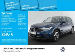 Blau Gebraucht 2022 VW Tiguan Active SUV | 27.495 € (Guter Preis)