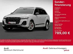 Gletscherweiß metallic Gebraucht 2024 Audi Q7 S-Line SUV | 81.888 € (Etwas zu teuer)